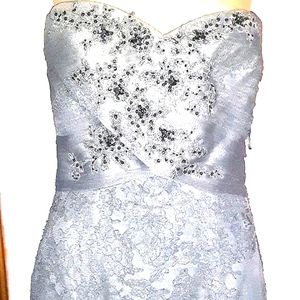 Ayce paris dress one of a kind Gray LACE